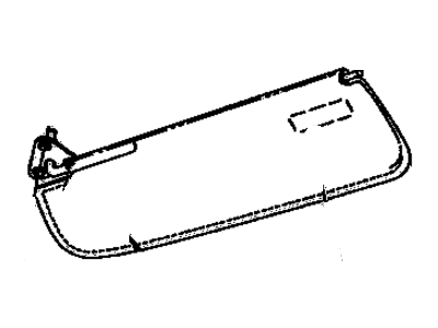 GMC 15827796 SUNSHADE,(SHALE)(WHEN REPLACE 15033903 ORDER TOGETHER WITH 15827797)