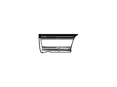 1988 Pontiac LeMans Door Moldings - 90282009
