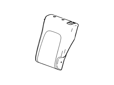 GM 95179700 Cover, Rear Seat Back, Gray