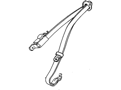 1999 Cadillac Eldorado Seat Belt - 88893563