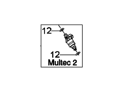 Chevy Aveo5 Fuel Injector - 96487553