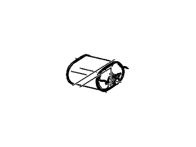 Pontiac 12456172 Muffler