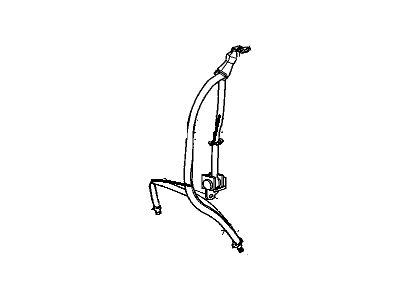 GMC 12472697 Lap & Shoulder Belt