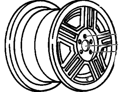 1991 Chevy Camaro Spare Wheel - 10181323