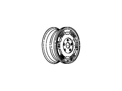 1993 Cadillac DeVille Spare Wheel - 12351938