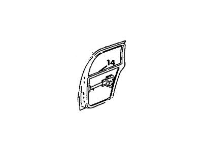 Buick 12362449 Door Shell