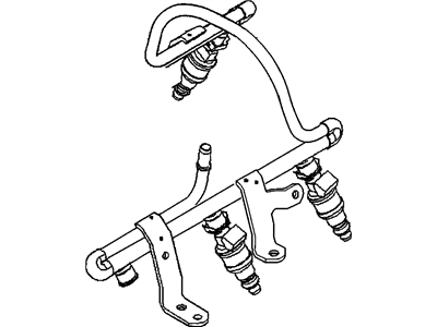 1999 Oldsmobile Intrigue Fuel Rail - 24503754