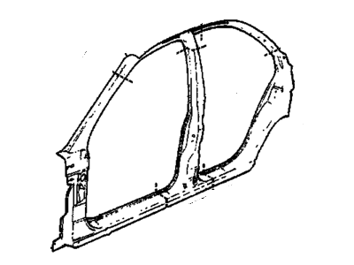 Cadillac 9173398 Lock Pillar