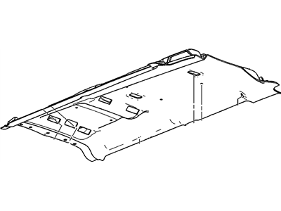 GMC 19353739 PANEL,HEADLINING REAR TRIM(SHALE)