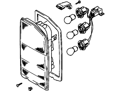 Chevy Tracker Back Up Light - 91171034