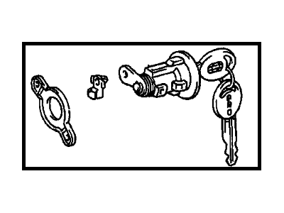 Chevy Prizm Door Lock Cylinder - 94858793