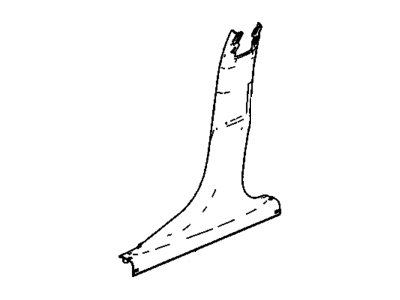 GM 19257618 Panel, Body Center Pillar (W/Metal Inner Panel), Driver Side