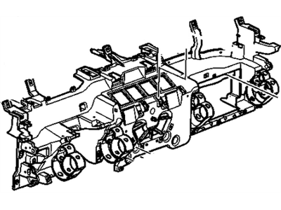 GM 20838308 Carrier, Instrument Panel