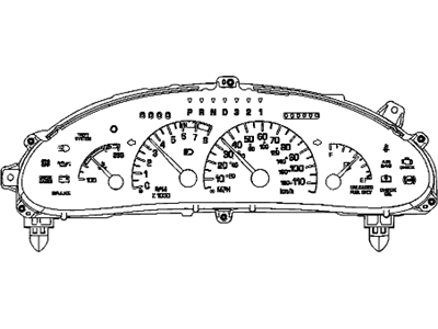 Pontiac 16158712 Cluster Lens