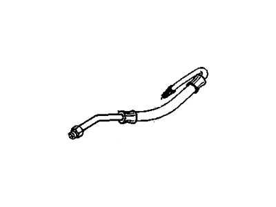 Oldsmobile Achieva Power Steering Hose - 26038982
