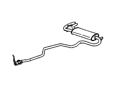1992 Pontiac Bonneville Exhaust Pipe - 25609141