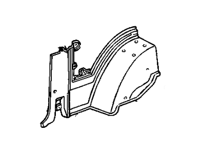 GMC 14051343 Quarter Trim Panel