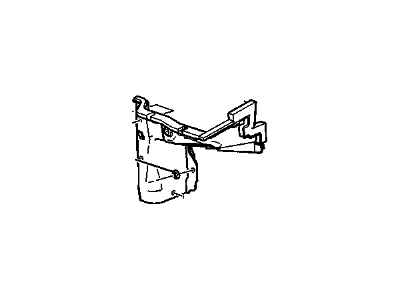 GM 25768129 Panel, Air Distributor, Front
