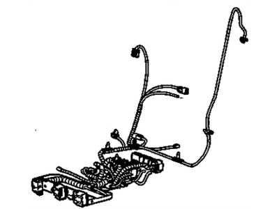 Cadillac 25939285 HARNESS,DRIVER SEAT CONTROL MODULE WIRING(USED ON NON-LIGHTED SEAT)(W/ ACTIVE HEAD RESTRAINT;HEAT OF BACK PANEL INDENTATION ABOVE MAP POCKET=3IN)(FOR 1ST DSG SEE 25780742)