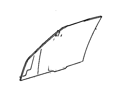 Cadillac 20622409 Door Glass