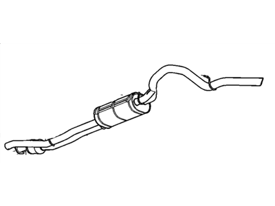 2005 Chevy Silverado 2500 HD Muffler - 15798956