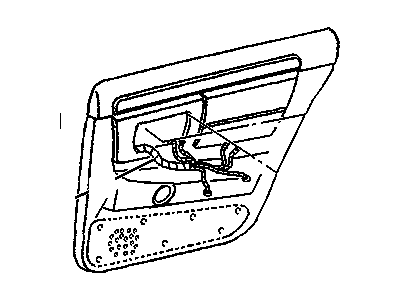 Cadillac 25677560 Door Trim Panel