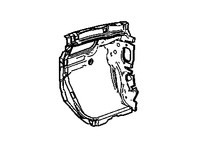 GM 22958403 Insulator, Shroud And Dash And Vent Duct Panel