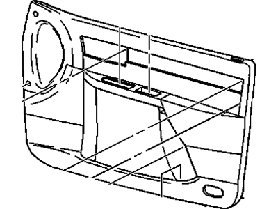 Cadillac 9201109 Door Trim Panel