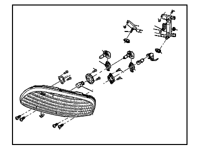 GM 10420375 Headlamp Assembly, Driver Side