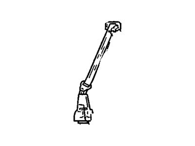 Cadillac 12392986 Belt & Retractor