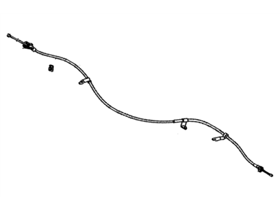 2010 Pontiac Vibe Parking Brake Cable - 19184312