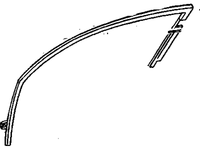 Pontiac Window Channel - 22605805