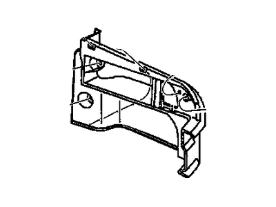 Oldsmobile 25663115 Side Trim Panel