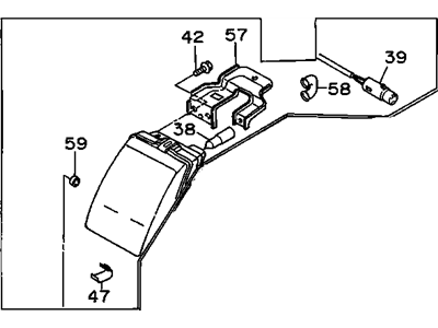 Chevy Spectrum Fog Light - 94430139