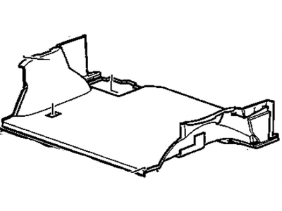 GM 25974283 Carpet, Rear Compartment Trim