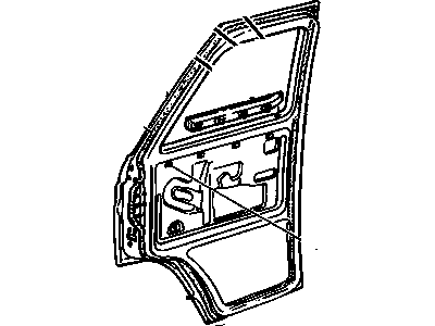 Chevy G20 Weather Strip - 15975380