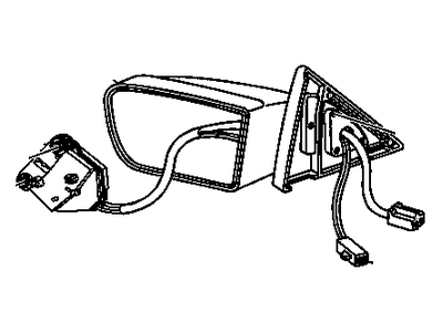 Cadillac 3636608 Mirror Assembly