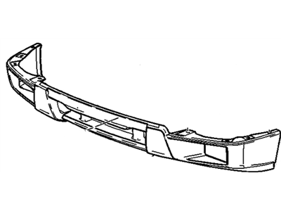 GM 15811514 Fascia, Front And Rear Bumper/Fascia Face, Olympic White