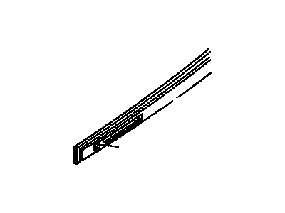 Cadillac 25534109 Impact Strip