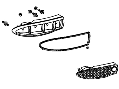 Pontiac 10431948 Tail Lamp Assembly