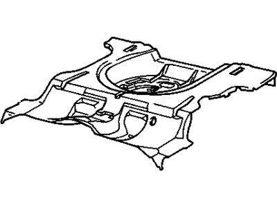 1990 Chevy Beretta Floor Pan - 22593380