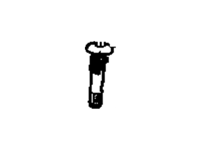 Chevy 96958058 GUIDE,FRONT SEAT HEAD RESTRAINT(BLACK)(LOCKING)(11.376)