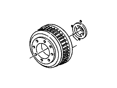 Chevy V10 Brake Drum - 14050302