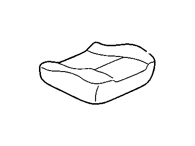 GM 89042483 Cover, Am7 - Rear Folding Bench Seat Cushion