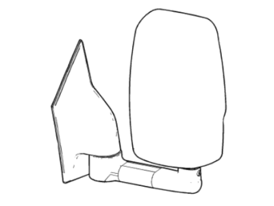 2022 Chevy Express 3500 Side View Mirrors - 25906527