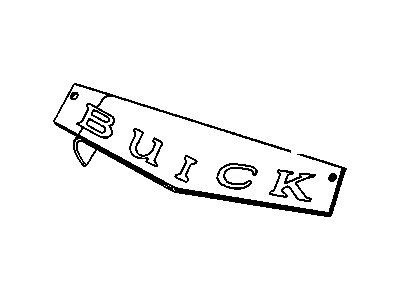 Buick 22587390 Nameplate