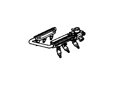 Pontiac Fuel Rail - 17112721