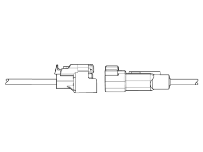 Chevy 19332786 CONNECTOR KIT,HEADLINING WIRING HARNESS(TELEMATICS BUTTON ASSEMBLY)(BLACK)(6-WAY FEMALE)(W/LEADS)(SIDE ELECTRIC CODE: S51)