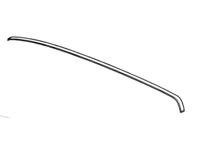 Chevy 23369033 MOLDING,ROOF PANEL JOINT FINISH(BLACK)(FOR 2ND DESIGN SEE 84581839)