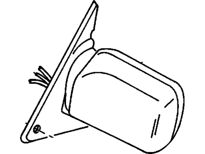 GMC Syclone Side View Mirrors - 15693875